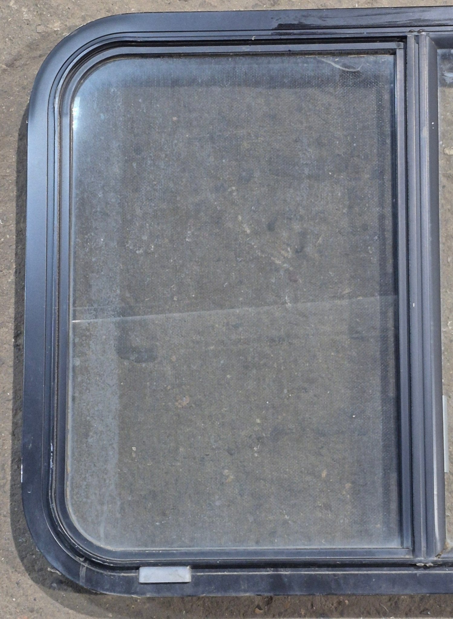 Used Black Radius Opening Window : 29 1/4