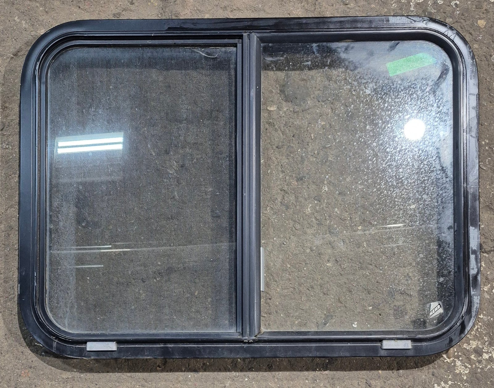 Used Black Radius Opening Window : 29 1/4