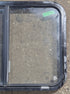 Used Black Radius Opening Window : 29 1/4" W x 21 1/2" H x 1 7/8" D - Young Farts RV Parts