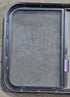 Used Black Radius Opening Window : 29 1/4" W x 21 1/4" H x 1 3/4" D - Young Farts RV Parts