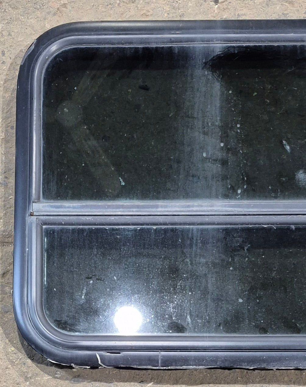 Used Black Radius Opening Window : 29 1/4