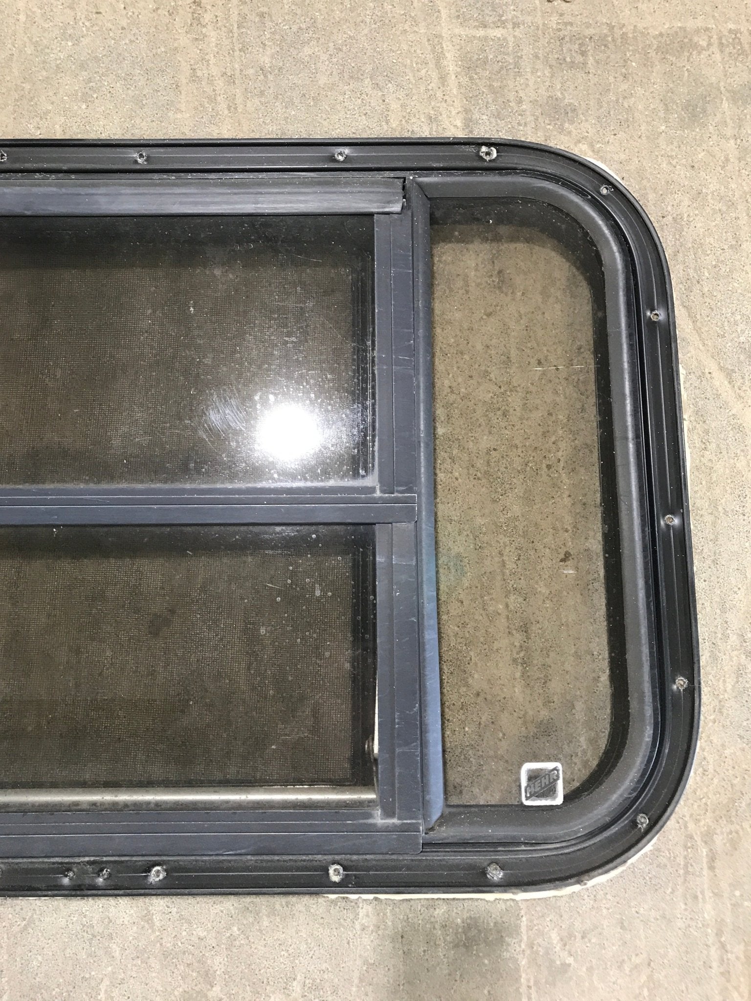 Used Black Radius Opening Window : 30 1/2