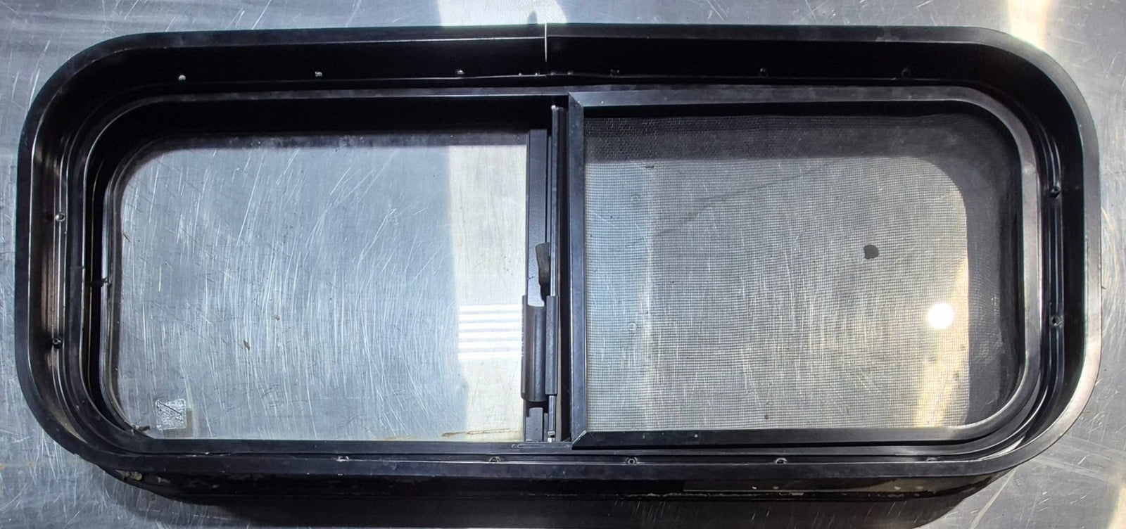 Used Black Radius Opening Window : 30 1/4