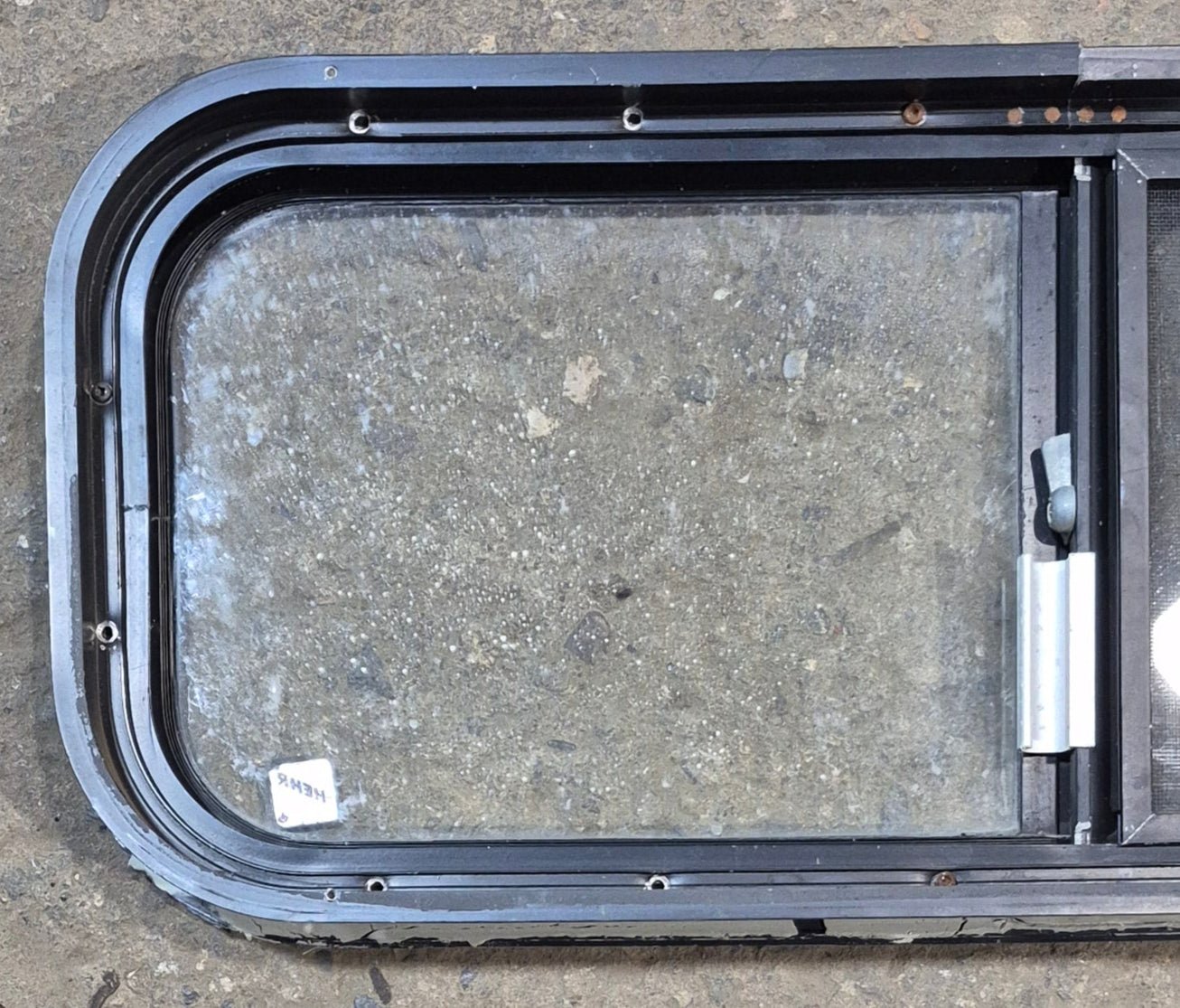 Used Black Radius Opening Window : 30 1/4