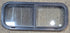 Used Black Radius Opening Window : 30 1/4" W x 11 3/4" H x 1 7/8" - Young Farts RV Parts