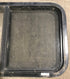 Used Black Radius Opening Window : 30 1/4" W x 17 3/4" H x 1 7/8" D - Young Farts RV Parts