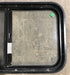 Used Black Radius Opening Window : 30 1/4" W x 17 3/4" H x 1 7/8" D - Young Farts RV Parts