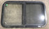 Used Black Radius Opening Window : 30 1/4" W x 17 3/4" H x 1 7/8" D - Young Farts RV Parts