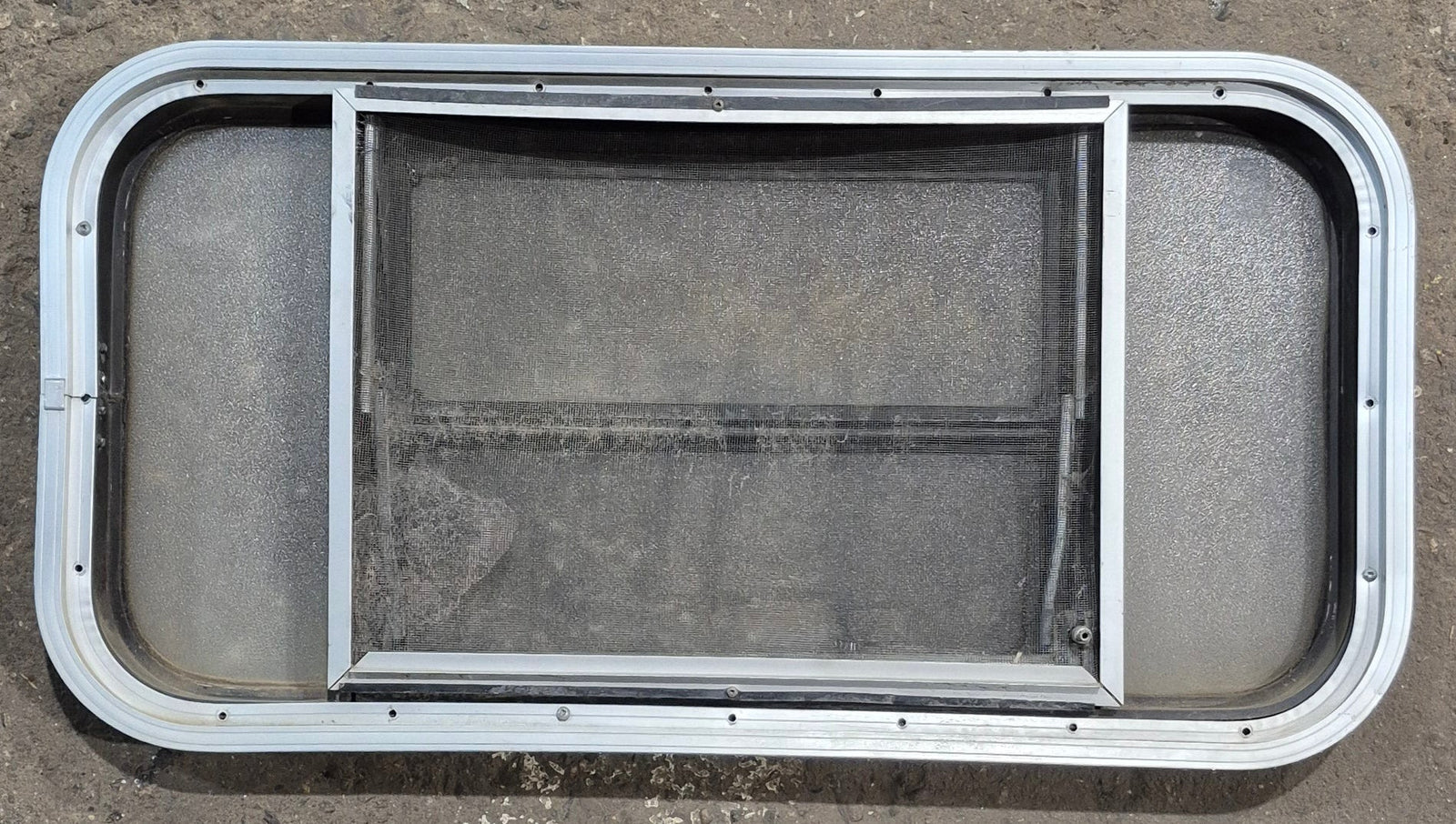 Used Black Radius Opening Window : 30 1/4