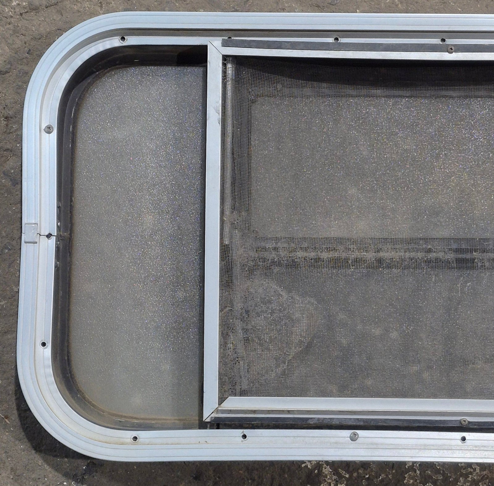 Used Black Radius Opening Window : 30 1/4