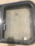 Used Black Radius Opening Window : 30 3/4" W X 18 1/2" H X 2" D - Young Farts RV Parts
