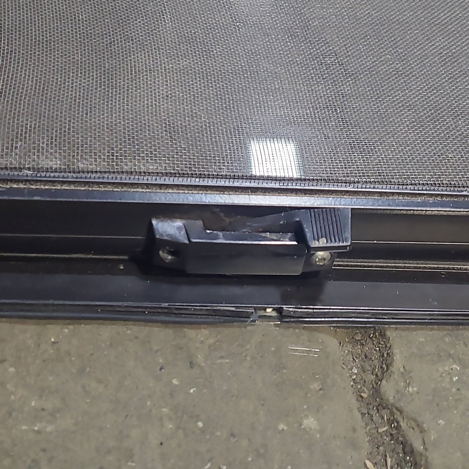 Used Black Radius Opening Window : 35 1/2