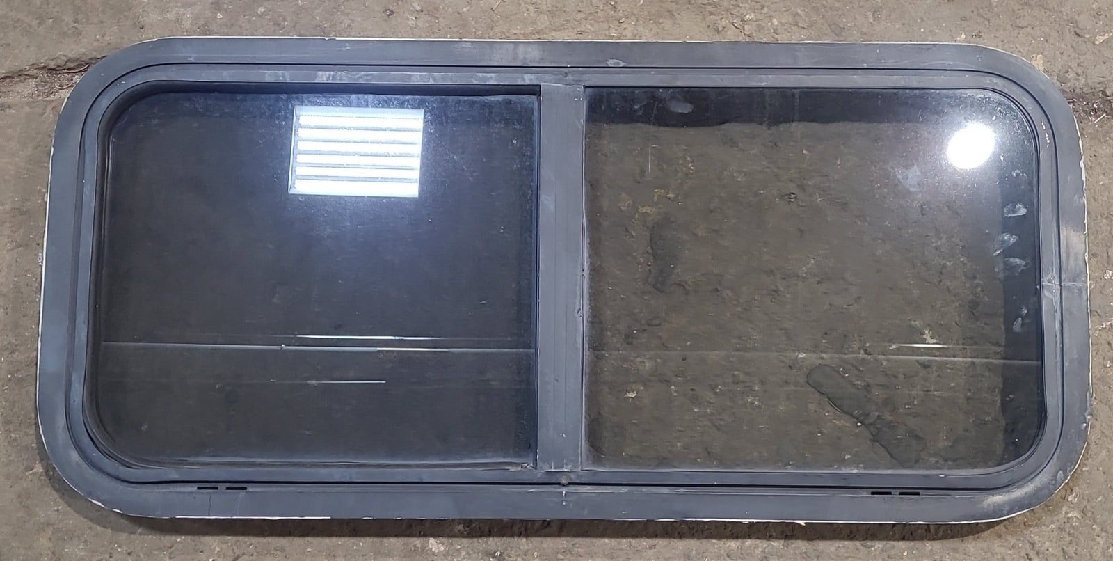 Used Black Radius Opening Window : 35 1/2