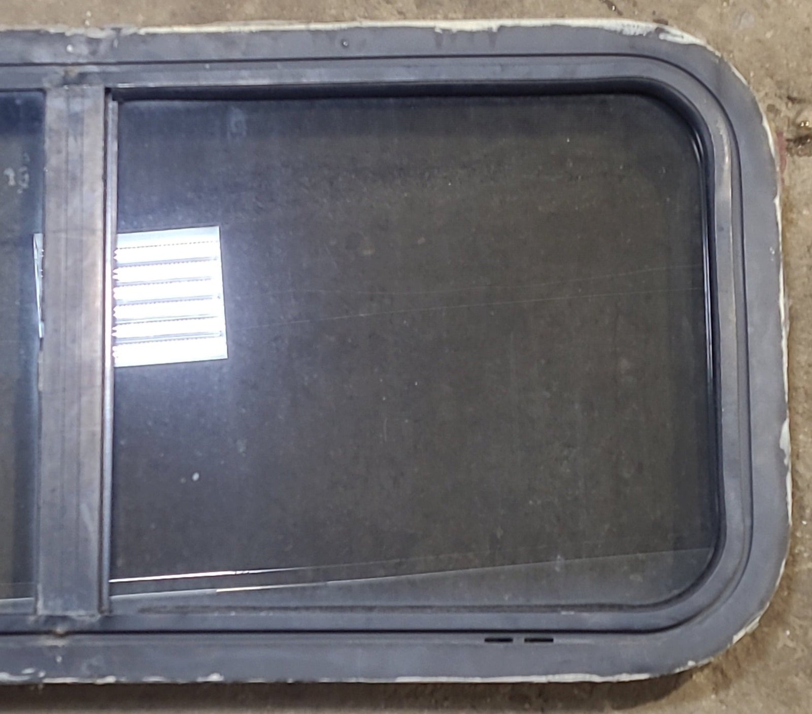 Used Black Radius Opening Window : 35 1/2