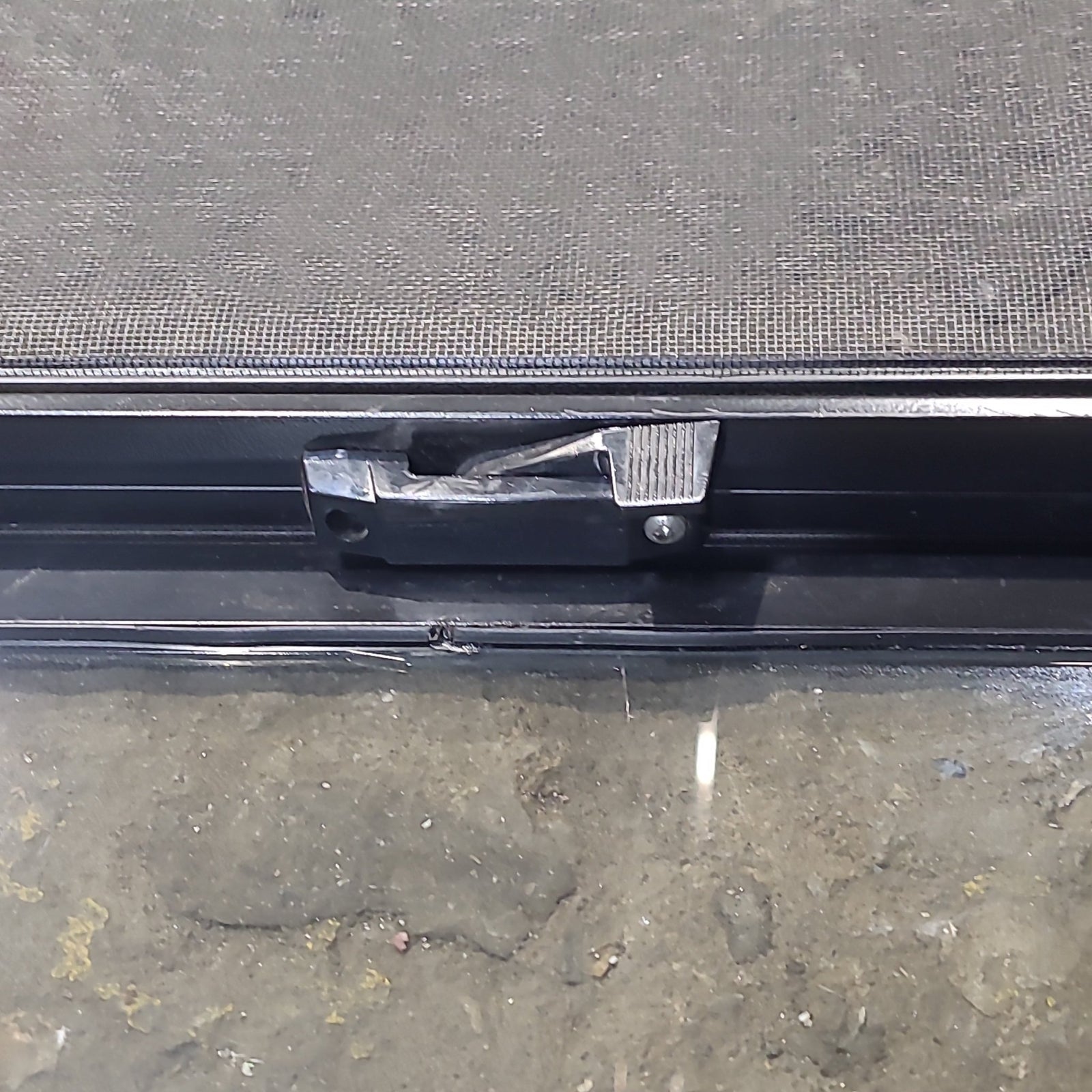 Used Black Radius Opening Window : 35 1/2