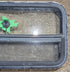Used Black Radius Opening Window : 35 1/2" W x 17 1/4" H x 1 7/8" - Young Farts RV Parts