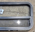 Used Black Radius Opening Window : 35 1/2" W x 17 1/4" H x 1 7/8" - Young Farts RV Parts