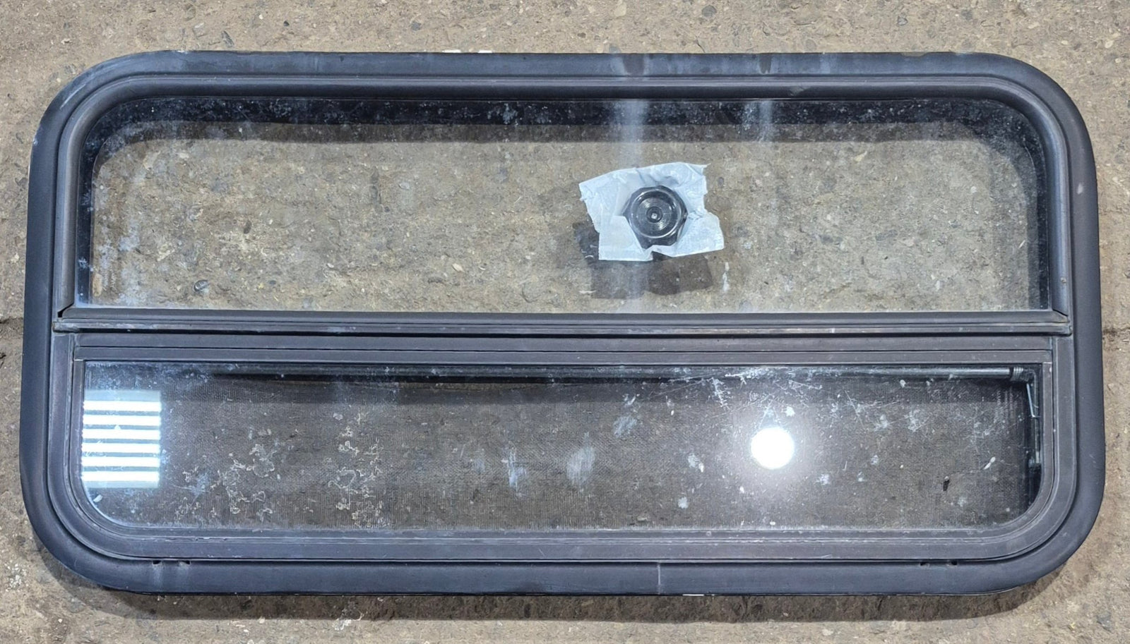 Used Black Radius Opening Window : 35 1/2