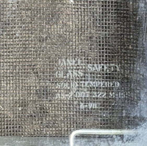 Used Black Radius Opening Window : 35 1/2