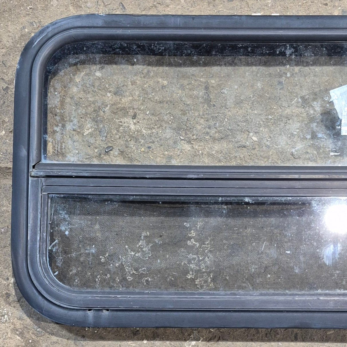 Used Black Radius Opening Window : 35 1/2