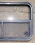 Used Black Radius Opening Window : 35 1/2" W x 21 1/2" H x 1 7/8" - Young Farts RV Parts