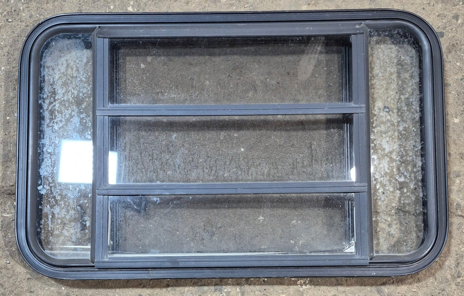 Used Black Radius Opening Window : 35 1/2