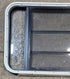 Used Black Radius Opening Window : 35 1/2" W x 21 3/4" H x 1 7/8" - Young Farts RV Parts