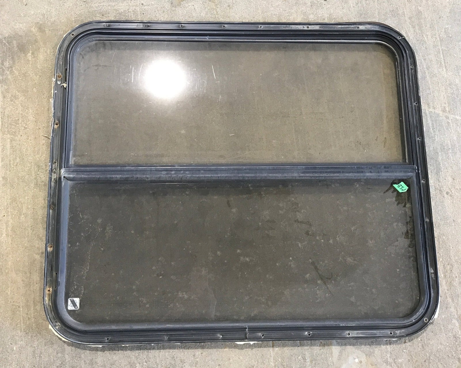Used Black Radius Opening Window : 35 1/2