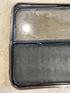 Used Black Radius Opening Window : 35 1/2" W x 30 1/4" H x 1" D - Young Farts RV Parts