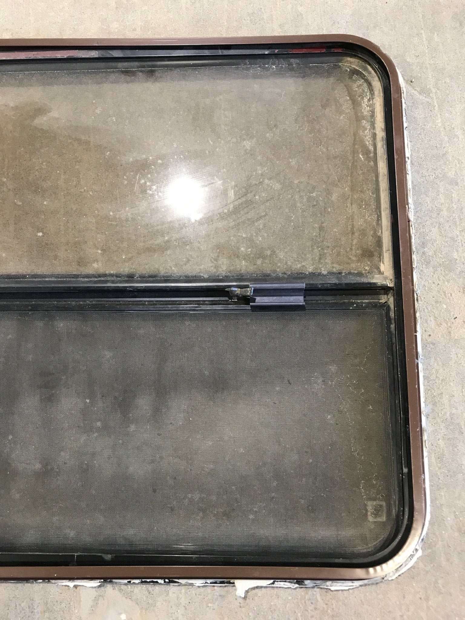 Used Black Radius Opening Window : 35 1/2