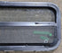 Used Black Radius Opening Window : 35 1/4" W x 14 1/2" H x 1 3/4" D - Young Farts RV Parts