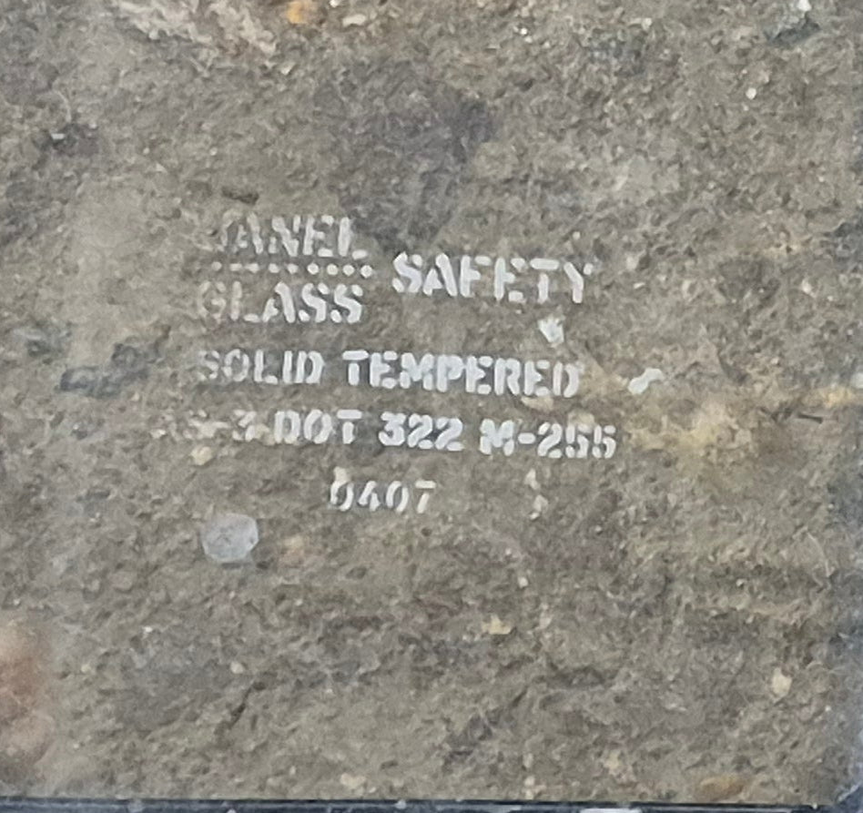 Used Black Radius Opening Window : 35 1/4