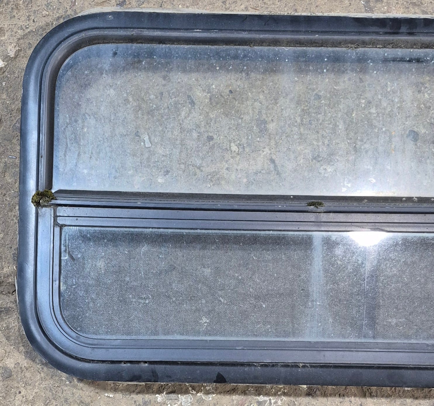 Used Black Radius Opening Window : 35 1/4