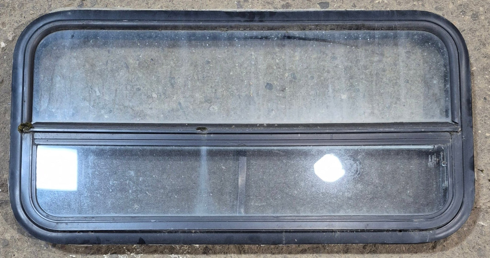 Used Black Radius Opening Window : 35 1/4