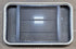 Used Black Radius Opening Window : 35 1/4" W x 21 1/2" H x 1 7/8" - Young Farts RV Parts