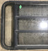 Used Black Radius Opening Window : 35 1/4" W x 21 1/4" H x 1 7/8" D - Young Farts RV Parts