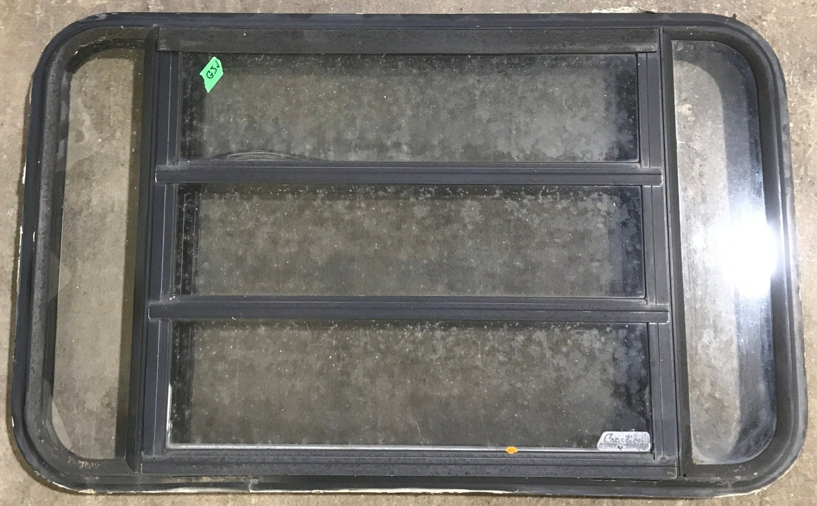 Used Black Radius Opening Window : 35 1/4