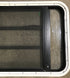 Used Black Radius Opening Window : 35 1/4" W x 21 1/4" H x 1 7/8" D - Young Farts RV Parts