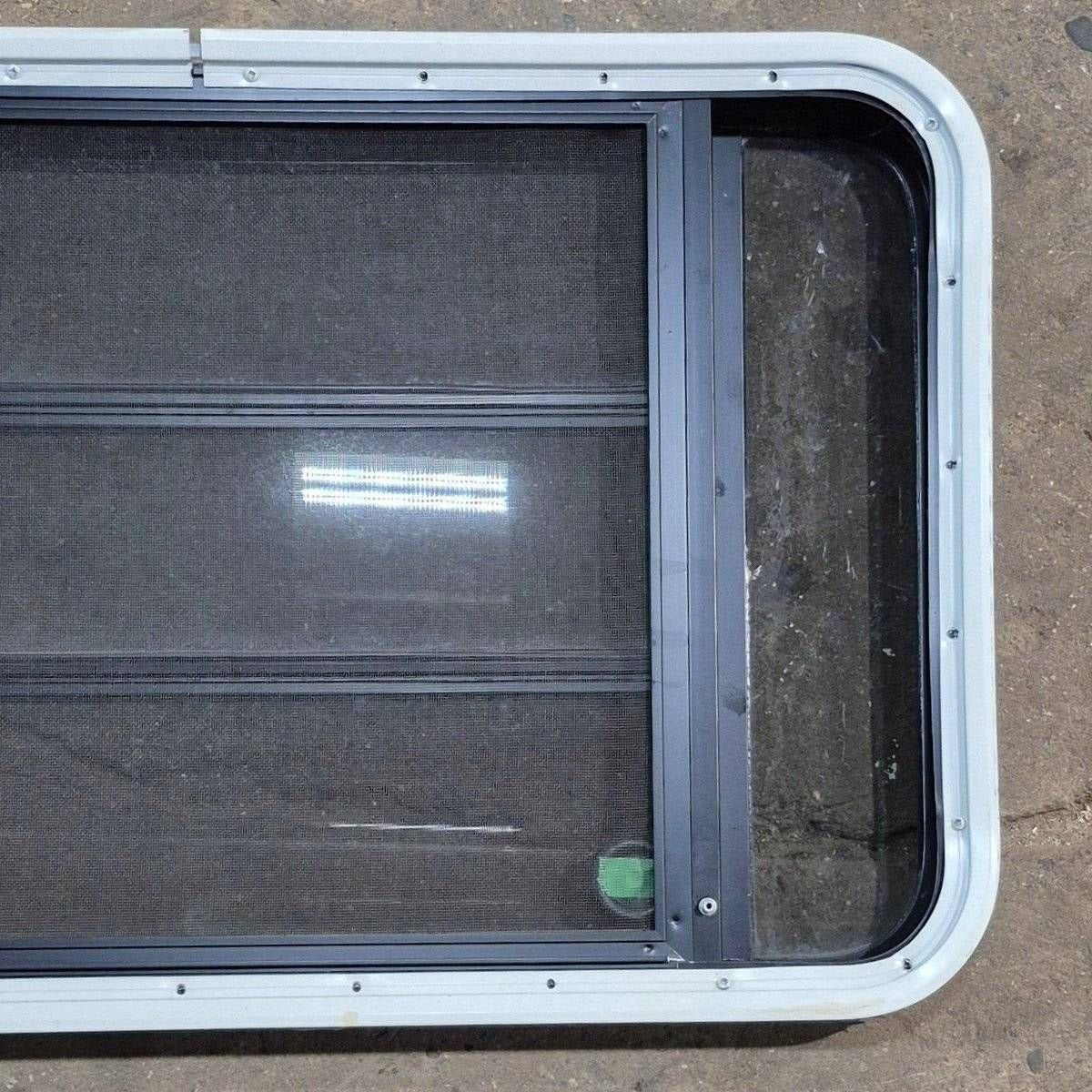 Used Black Radius Opening Window - 35 1/8