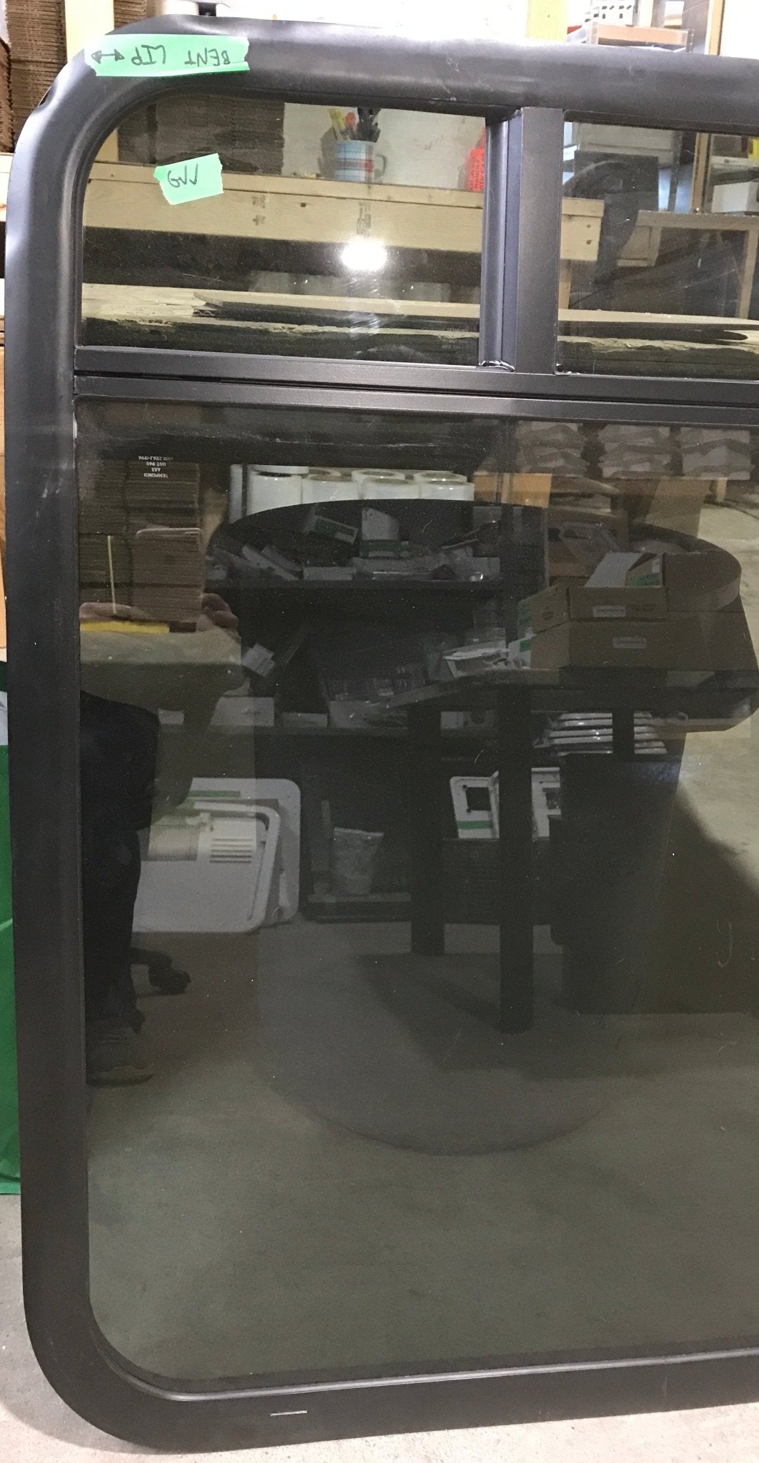 Used Black Radius Opening Window : 35 3/4