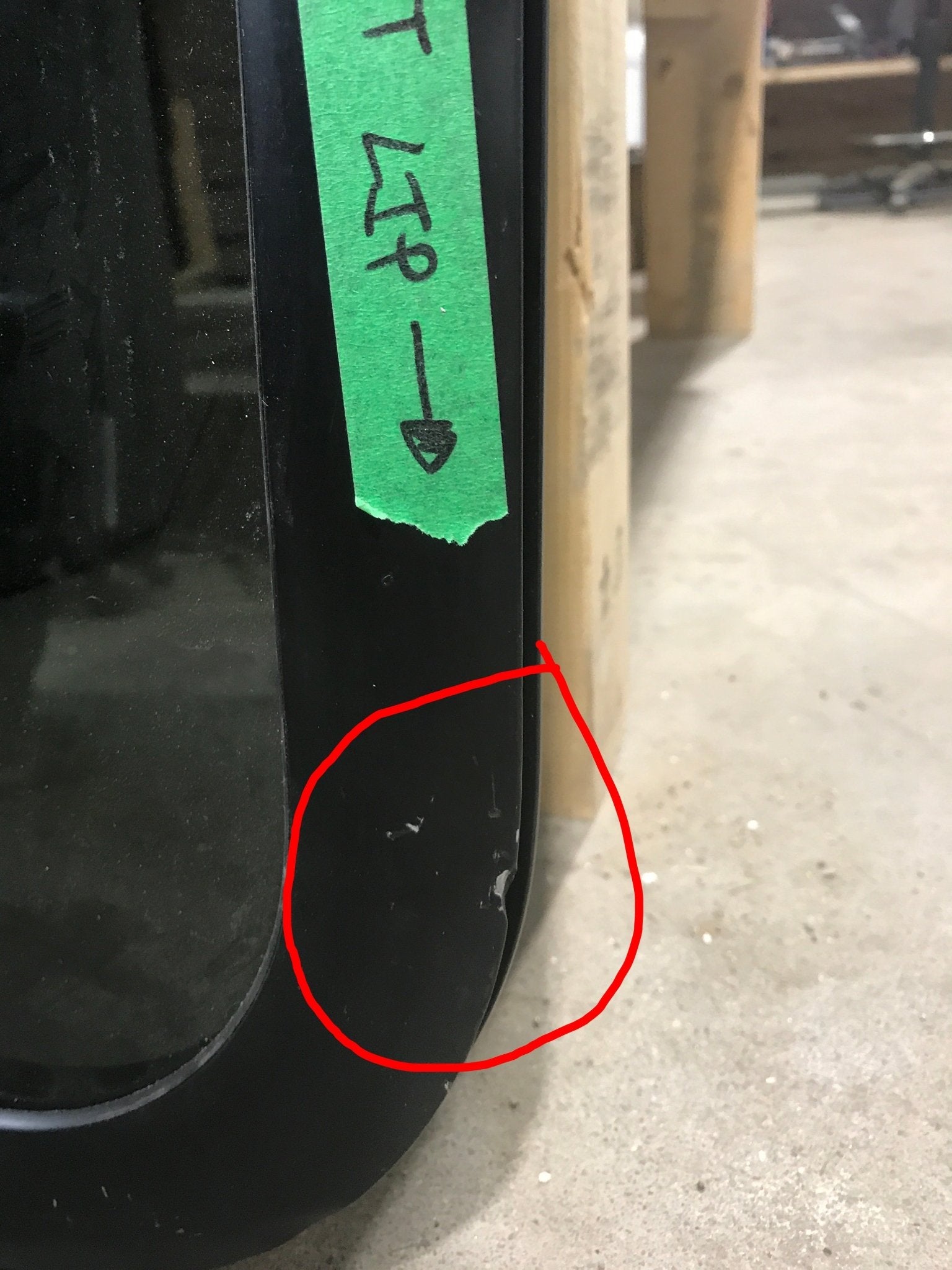 Used Black Radius Opening Window : 35 3/4" W x 36" H x 3/4" - Young Farts RV Parts