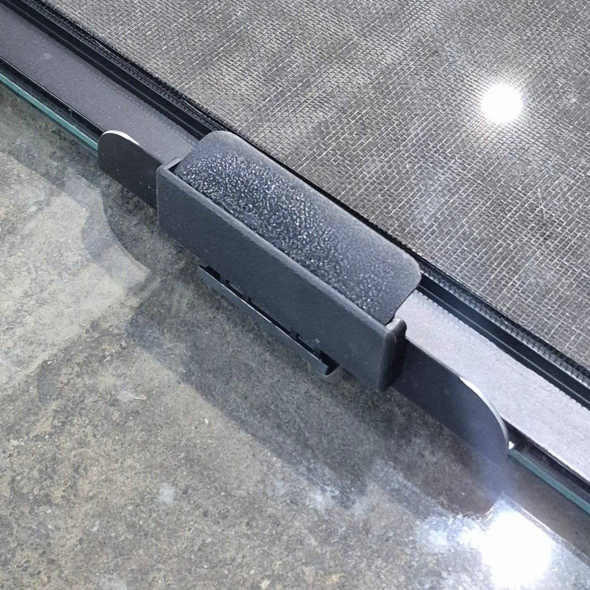 Used Black Radius Opening Window - 35.5 X 19.5 X 1.25 - Young Farts RV Parts