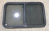 Used Black Radius Opening Window : 36 1/2" W x 22" H x 1 7/8" - Young Farts RV Parts