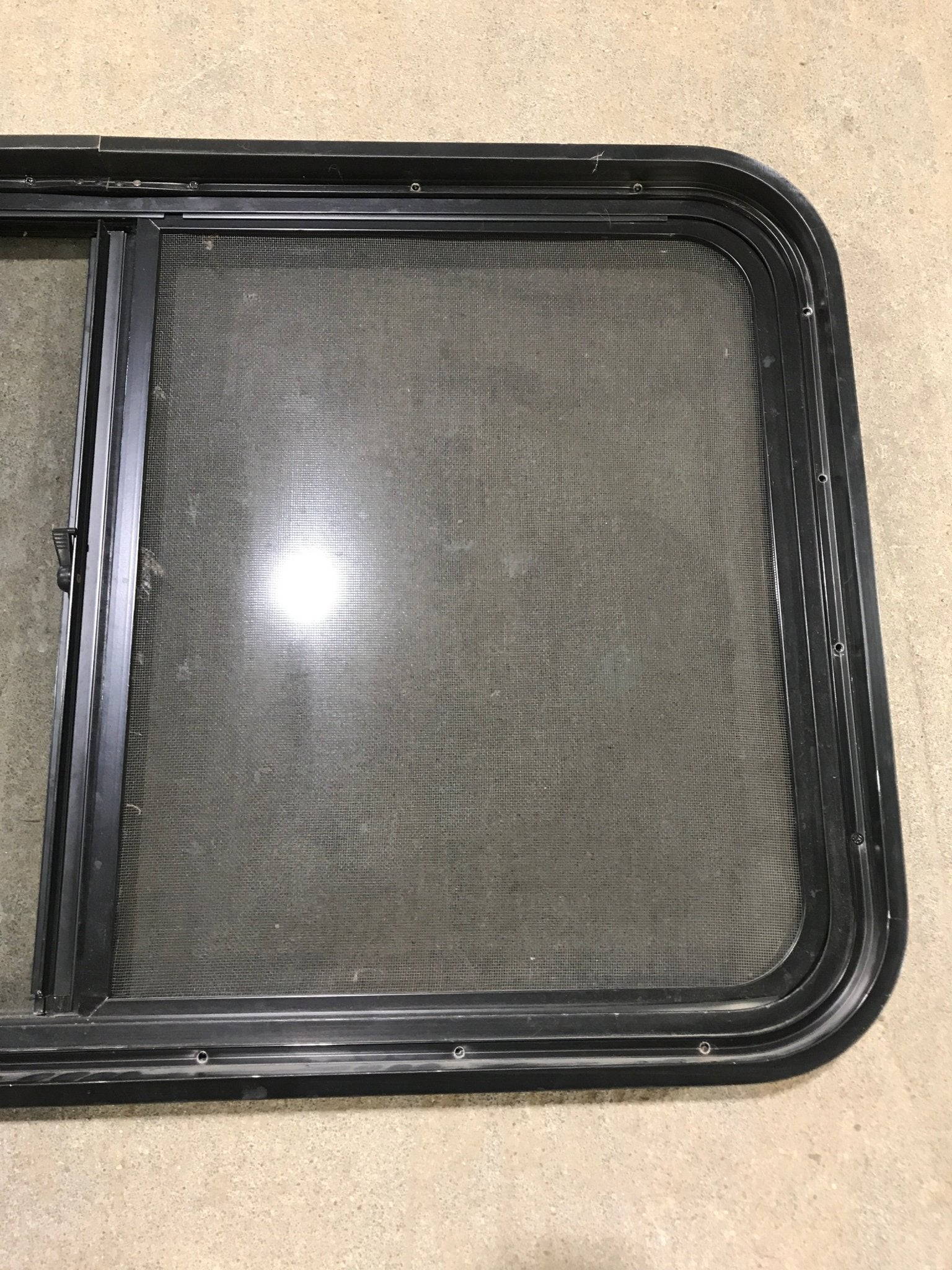Used Black Radius Opening Window : 36 1/2