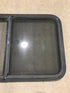 Used Black Radius Opening Window : 36 1/2" W x 22" H x 1 7/8" - Young Farts RV Parts