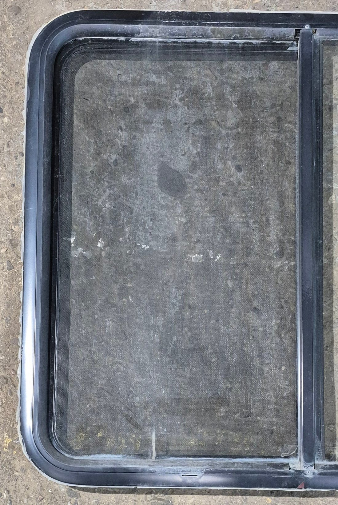 Used Black Radius Opening Window : 36 1/4
