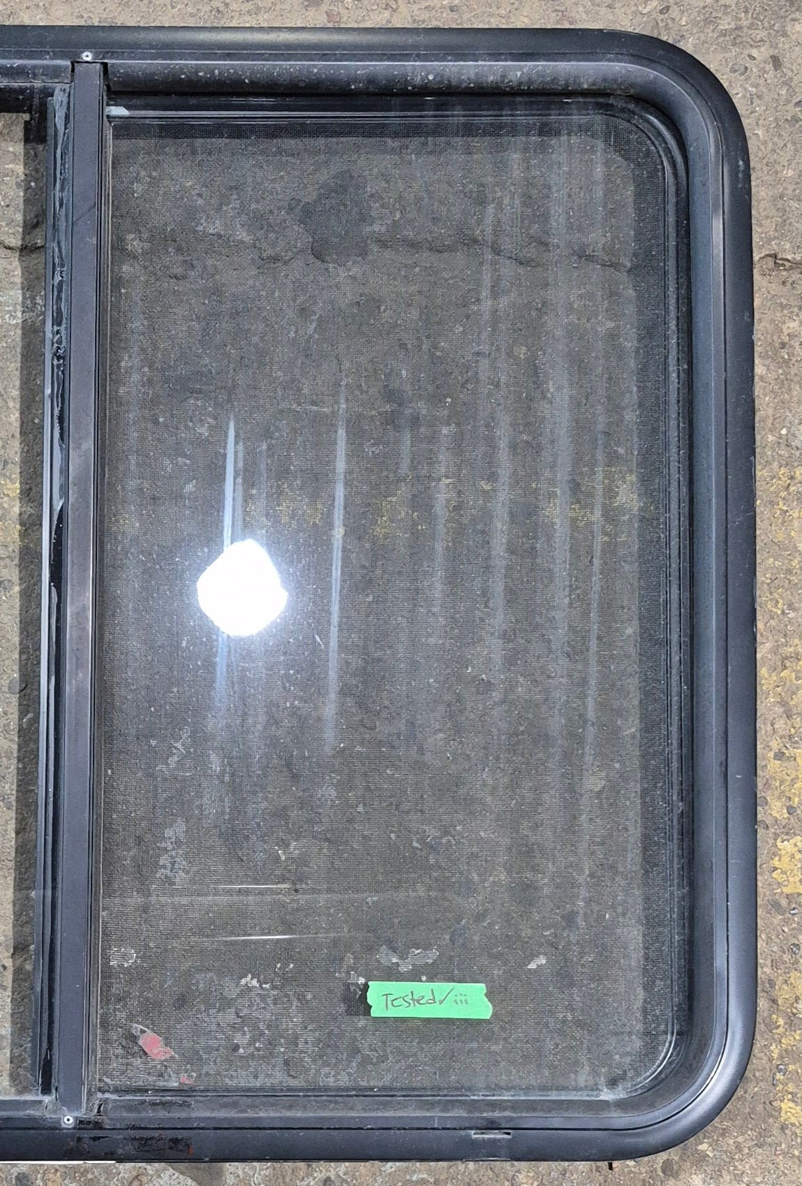 Used Black Radius Opening Window : 36 1/4