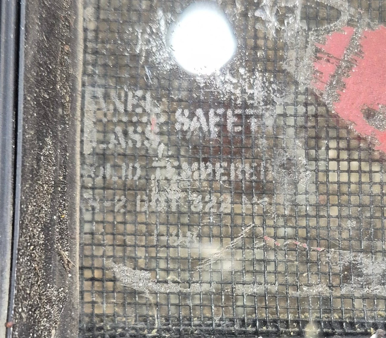 Used Black Radius Opening Window : 36 1/4