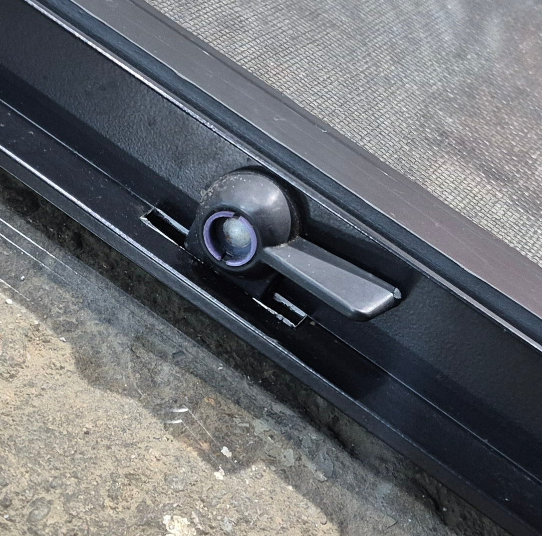 Used Black Radius Opening Window : 36 1/4