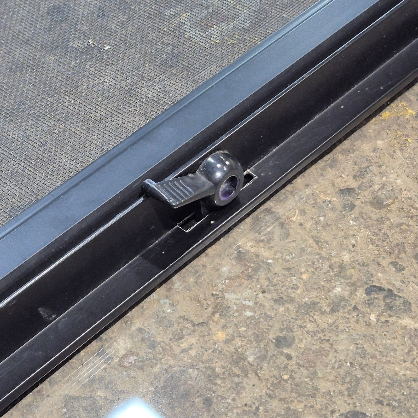 Used Black Radius Opening Window : 36 1/4